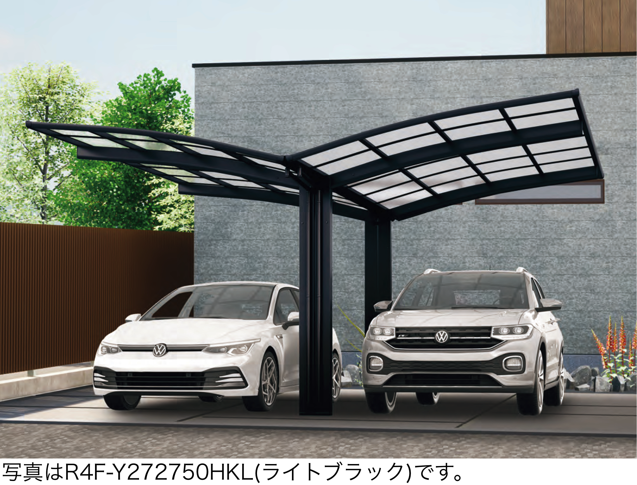 大仙 | リアルポートⅣ レギュラータイプ カーポート：Y合掌(2台用